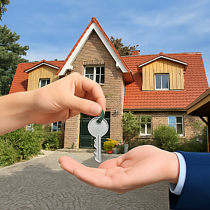 Foto Viele Eigent�mer wollen ihre Immobilie zun�chst selbst verkaufen. Das ist verst�ndlich. In der Praxis zeigt sich jedoch schnell, dass nicht das Inserat die gr��te H�rde ist, sondern die Punkte dazwischen: Preisfindung, Unterlagen, Besichtigungen, Haftung und die Vorbereitung des Notartermins.