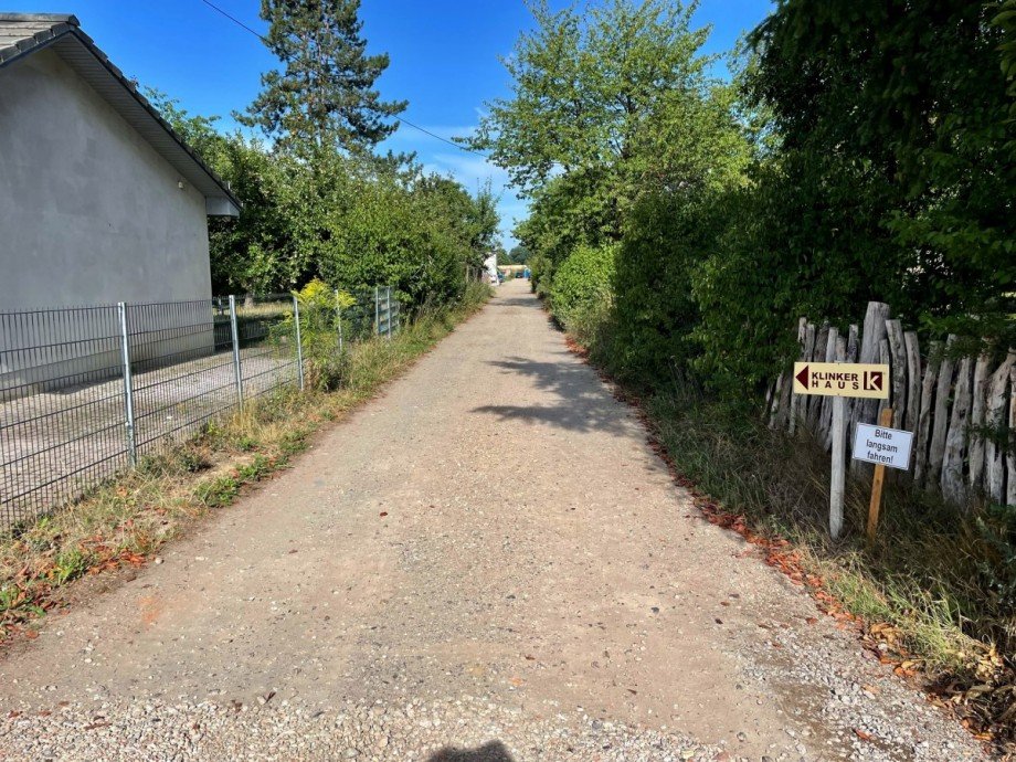 Ansicht Zufahrt Wohngrundst�ck Bernau bei Berlin