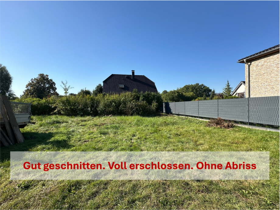 Kirschgarten Wohngrundst�ck Bernau bei Berlin