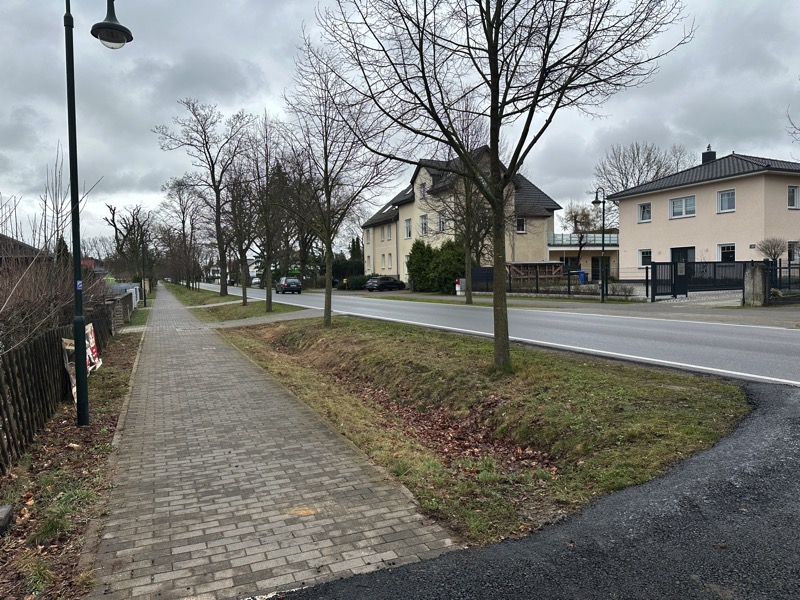 Ansicht B�rnicker Chaussee Wohngrundst�ck Bernau bei Berlin