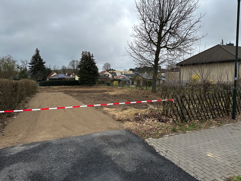 Ansicht Grundst�ck Wohngrundst�ck Bernau bei Berlin